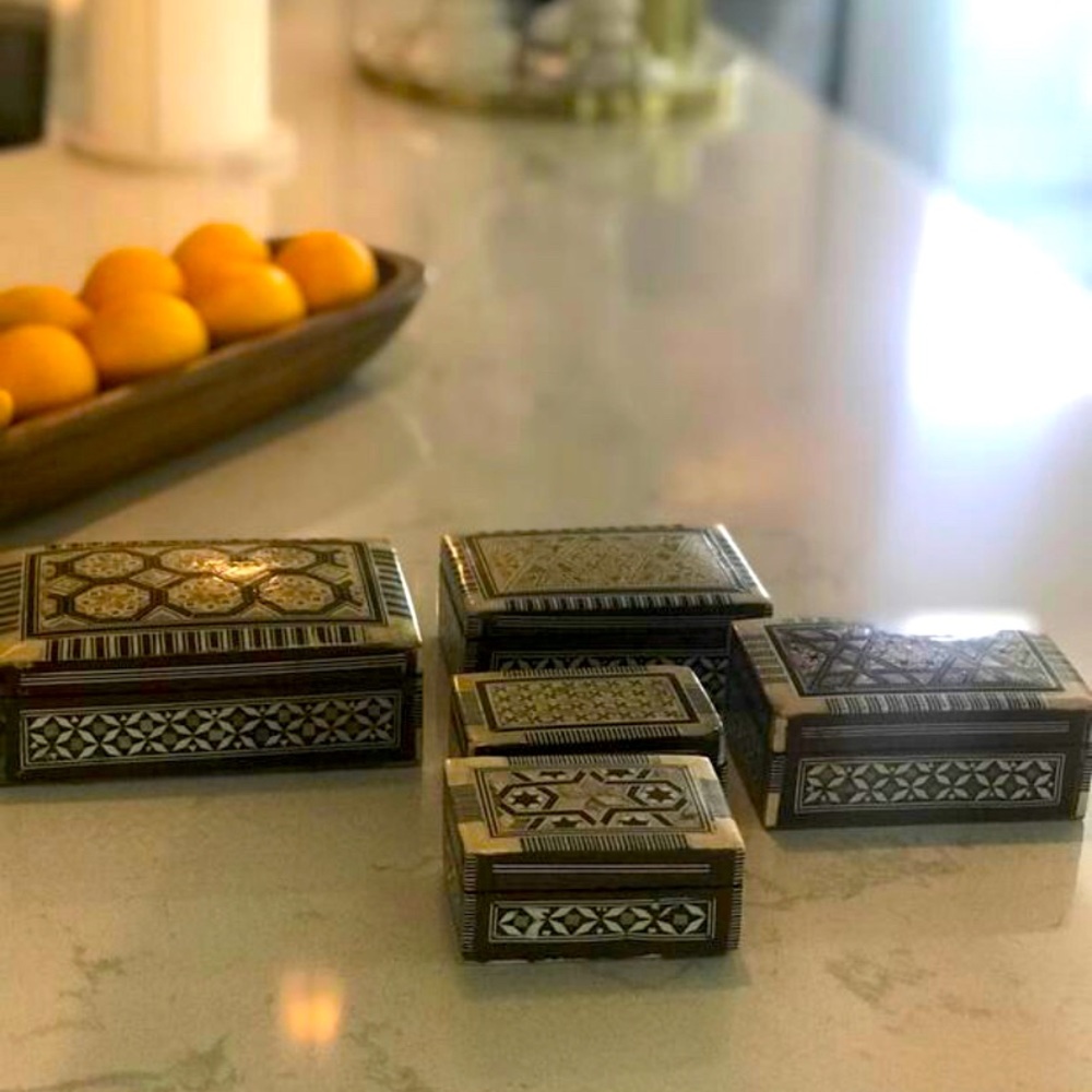 Beautiful Antique boxes set